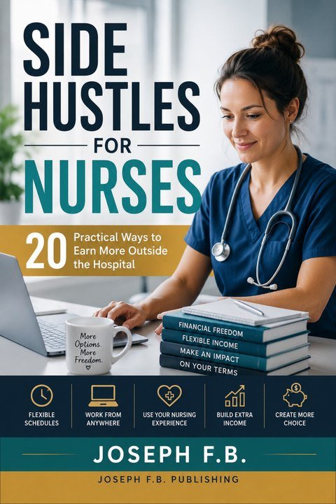 Cover of Side Hustles for Nurses — Joseph F.B. Publishing