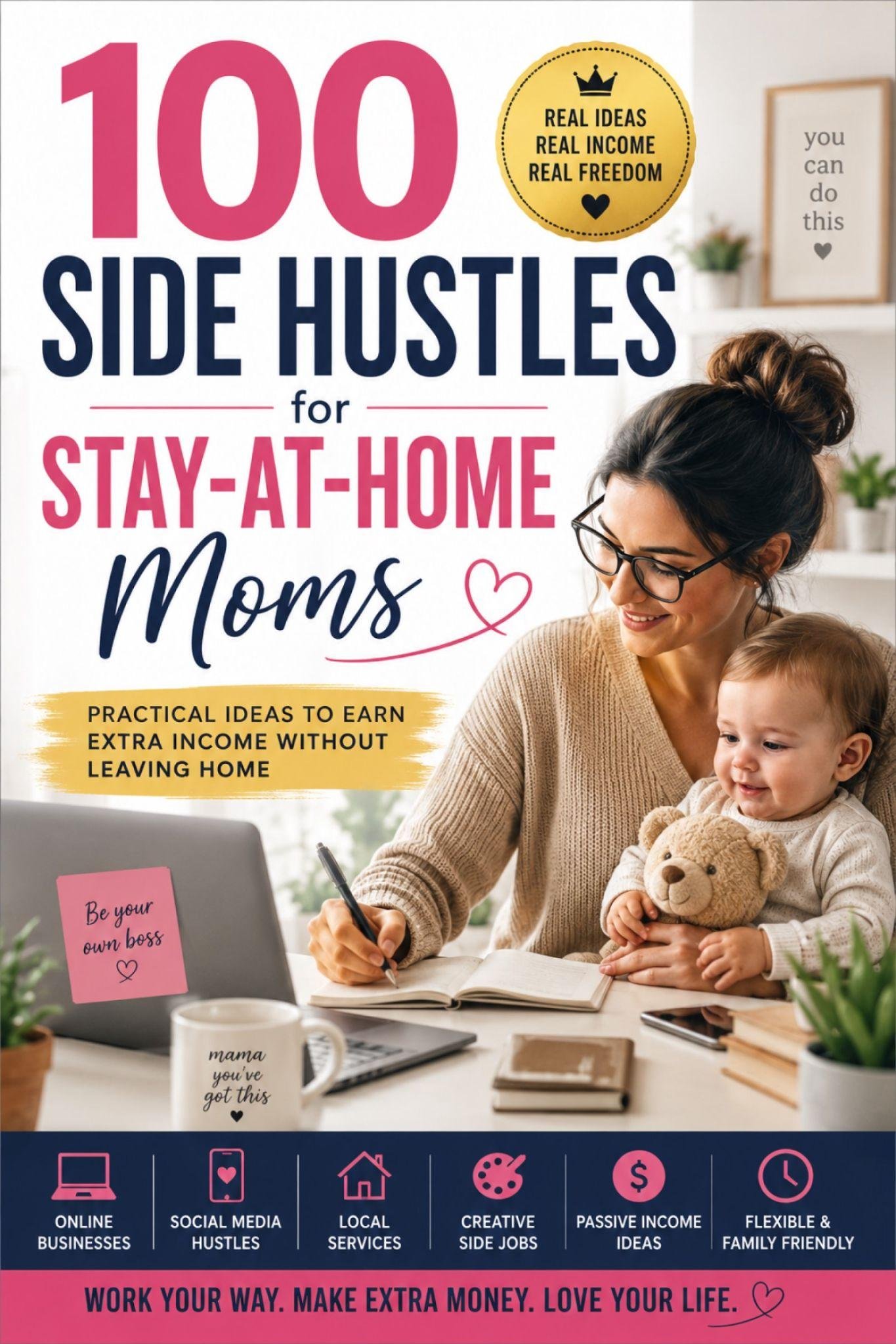 100 Side Hustles for Stay-at-Home Moms by Joseph F. B.