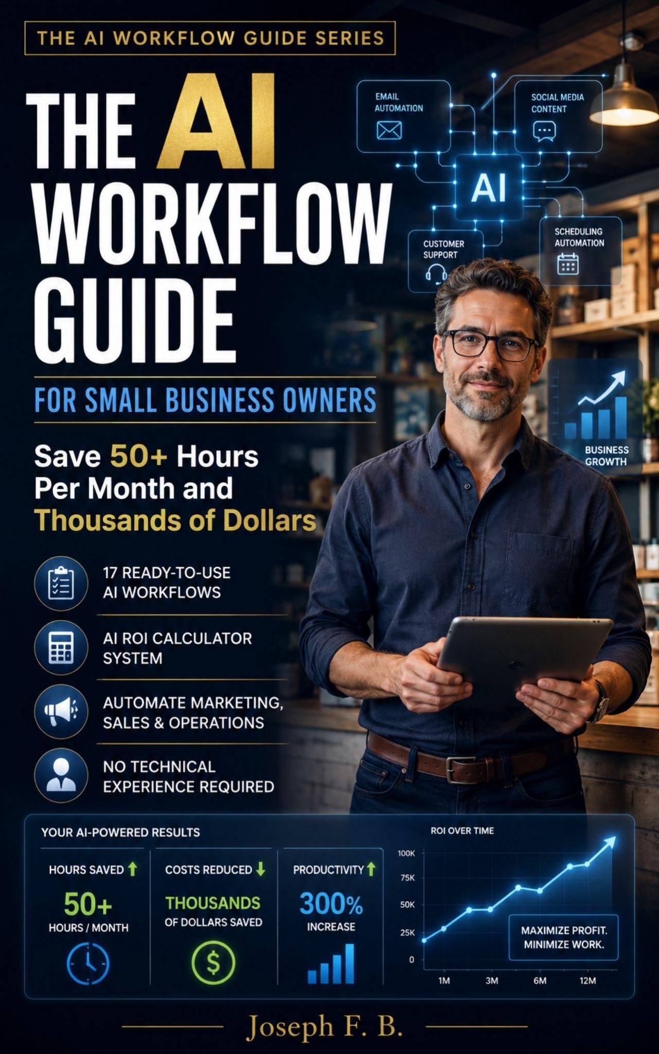 Cover of The AI Workflow Guide for Small Business Owners by Joseph F. B.