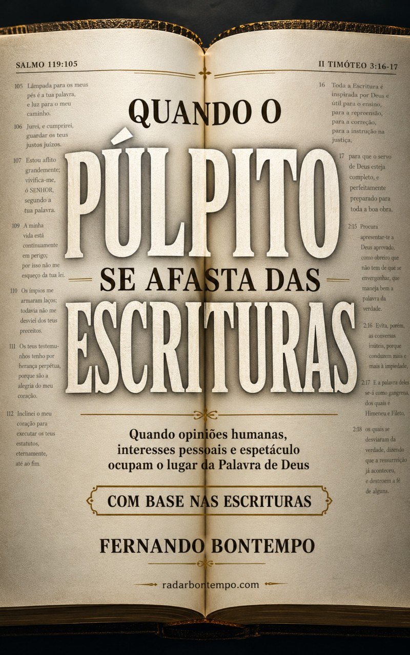 Quando o Púlpito se Afasta das Escrituras — Fernando Bontempo